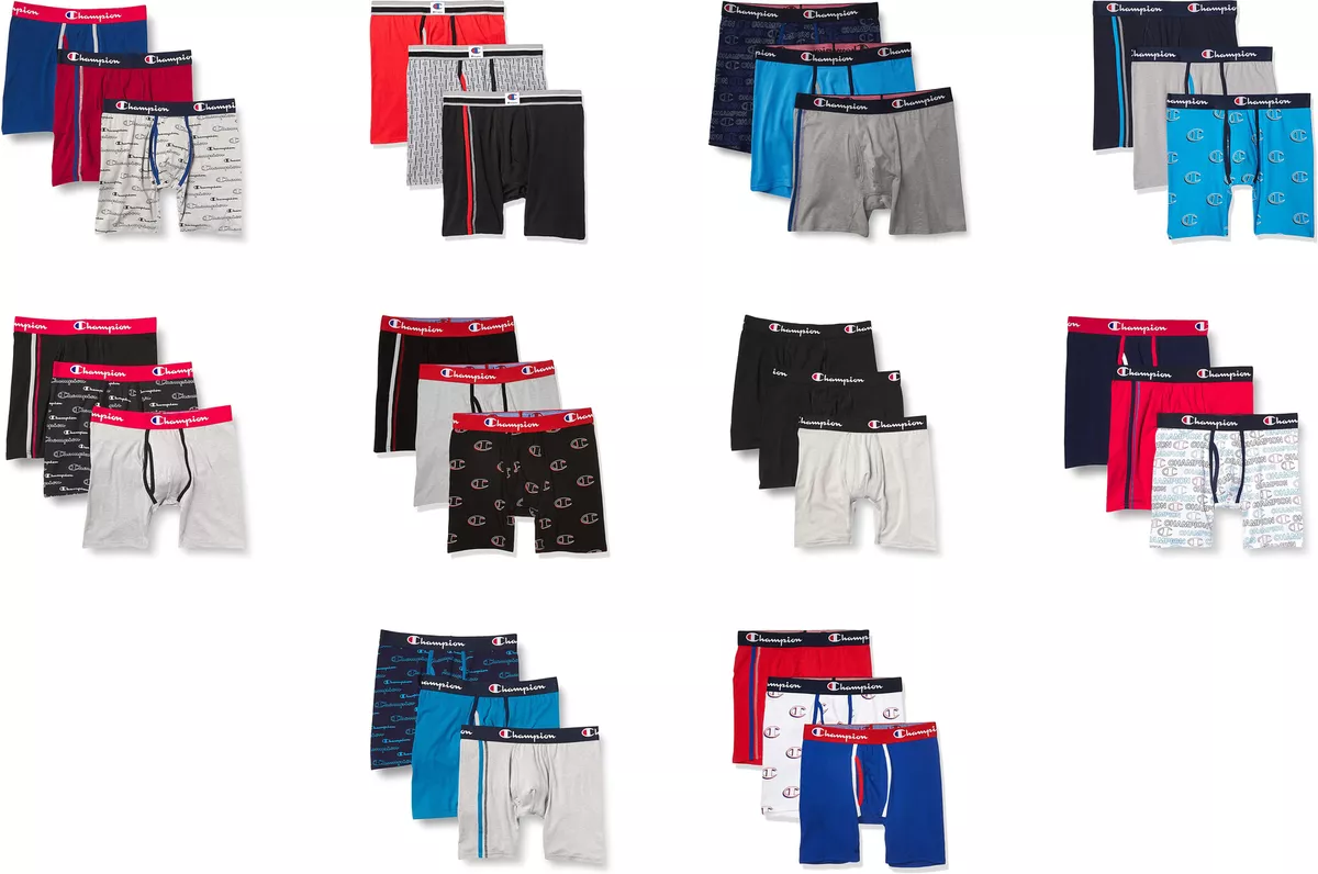 Champion Mens Boxer Briefs : Target