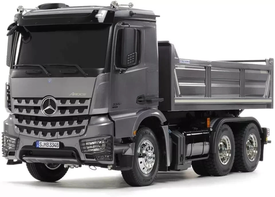 Tamiya 56357 Scala 1/14 EP RC Mercedes Benz Arocs 3348 6x4 Tipper Truck Kit N... - Immagine 4 di 4