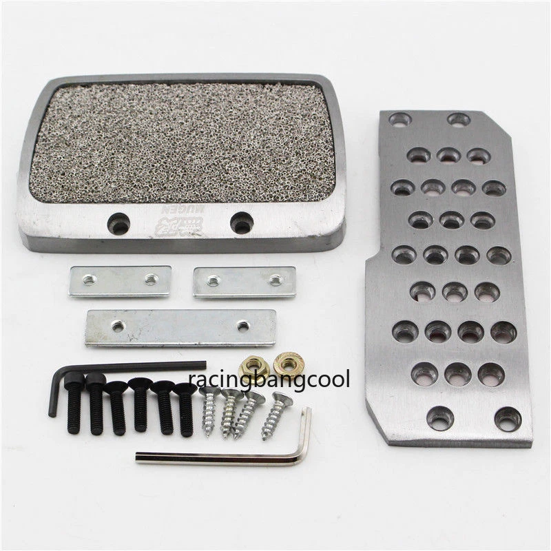 Mugen Pedals Foot Rest Accelerator Pedals Brake Pedal Clutch Pedals for Honda