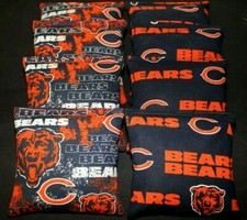 CHICAGO BEARS Cornhole Bags 8 ACA Regulation Corn Toss Baggo Bean Bags
