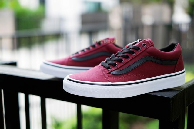 vans old school color vino