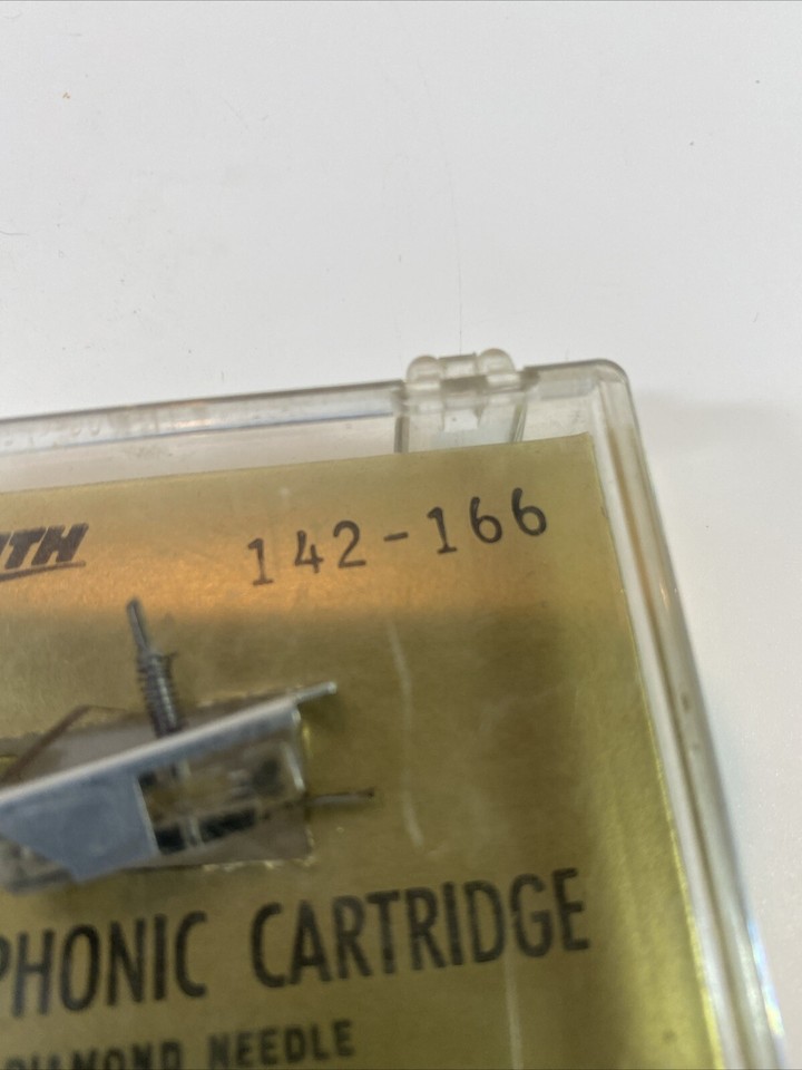 Vintage NOS Zenith Phonograph Stereophonic Cartridge Diamond Needle 142