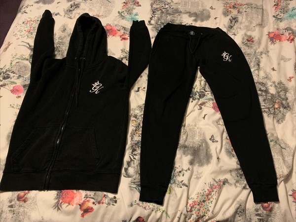 Gym King Tracksuit Black Size Small 