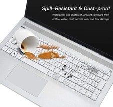 2 Keyboard Cover Fit HP ENVY x360 2-in-1 15.6" with Fingerprint reader ENVY 17.3