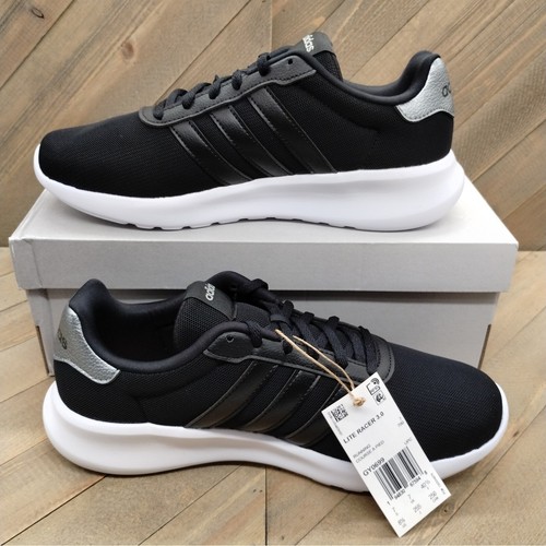 Adidas Lite Racer 3.0 Laufschuhe - bequem, leicht, schwarz, Größe 8,5 - Bild 2 von 7