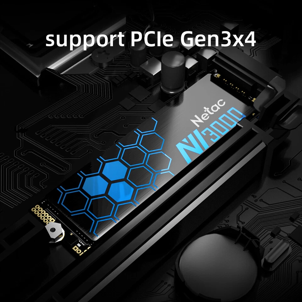 Netac 2TB 1TB 500GB Internal SSD M.2 NVMe PCIe3.0 Solid State Drive lot - Image 3 of 4