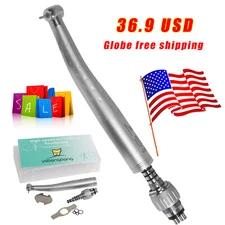 KAV Style Dental High Speed Handpiece Turbine +4 Hole Quick Coupler 360° Swivel