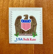 US Stamps Scott #2907, Single from 1996 Eagle & Shield 10c - MNH