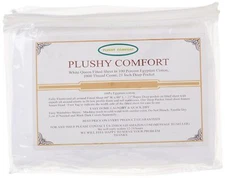 Luxury Queen Size Fitted Sheet in 100 Percent Egyptian Cotton, 1000 Thread Co...