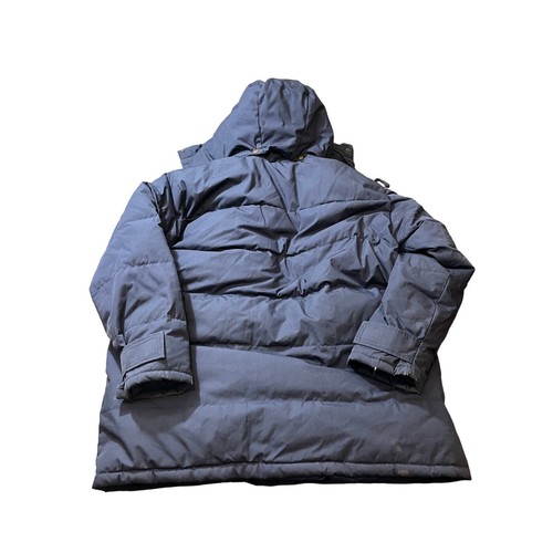 Vintage Cabelas Goose Down Winter Parka Jacket Coat Blue Mens Size XL - Picture 5 of 11