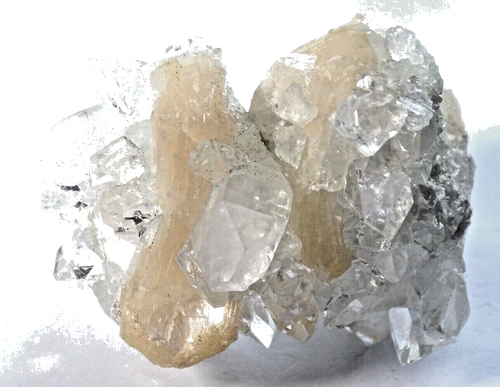 STUNNING APOPHYLLITE & STILBITE CLUSTER 6.4 x 4.9 x 5.5 cm 113 gm Reiki Stone - Picture 3 of 6