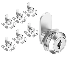 6 Pack Cabinet Lock Cam Locks, Keyed Alike 5/8 “ Mailbox Lock, Secure Files Draw