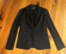 Rag Bone Quiet Luxury Black Lexington Luxe Wool Blazer Jacket Size 2
