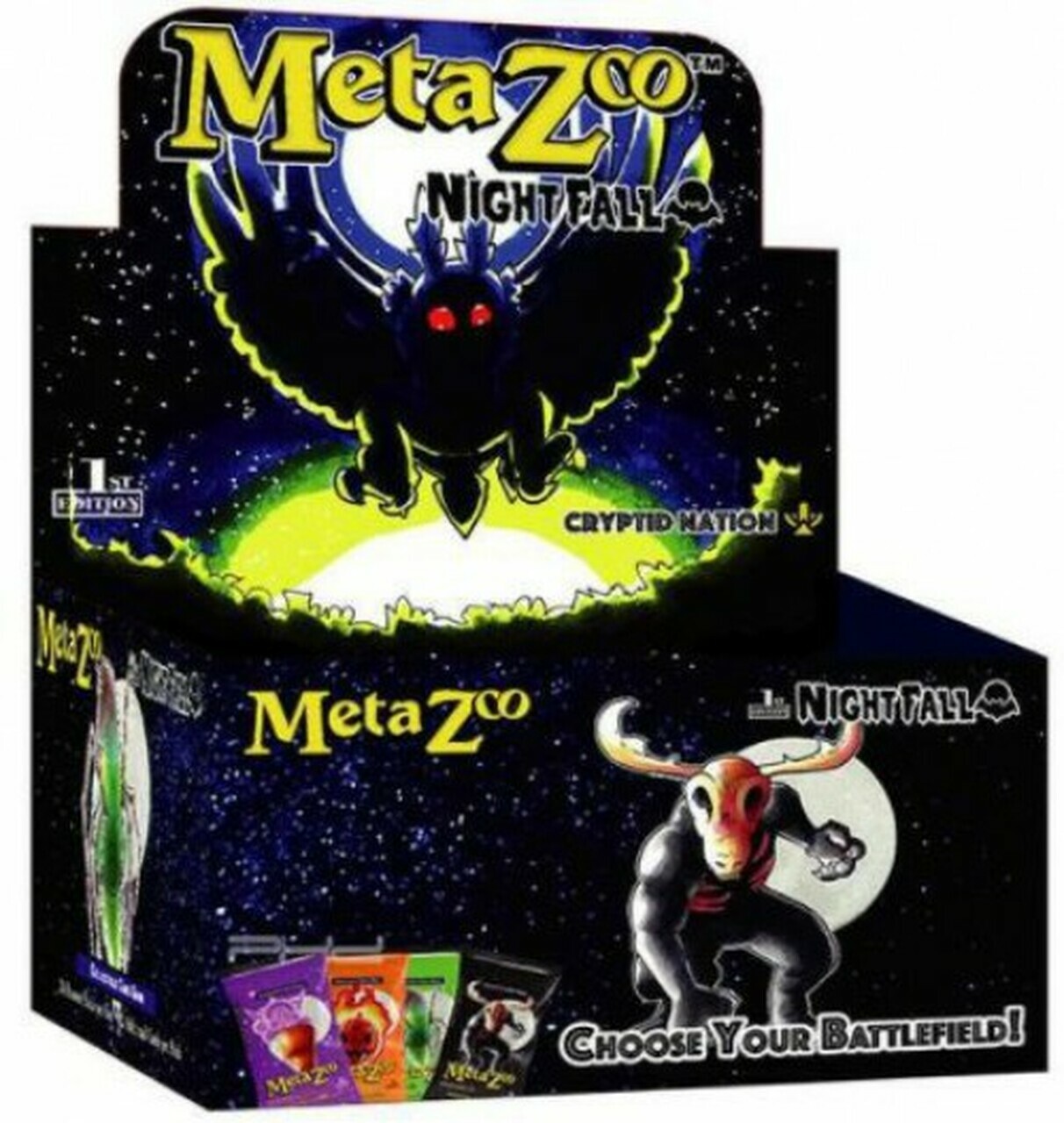Metazoo Cryptid Nation Nightfall HOLO RARE GOLD SILVER BASE COMPLETE