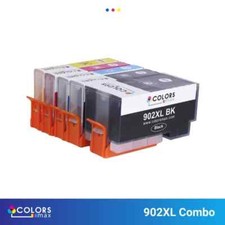 Compatible with HP 902XL Ink Cartridge 4-Piece Combo Pack NEW