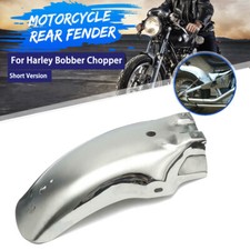 Guardabarros trasero cromado para moto Honda Yamaha Suzuki Chopper Cruiser