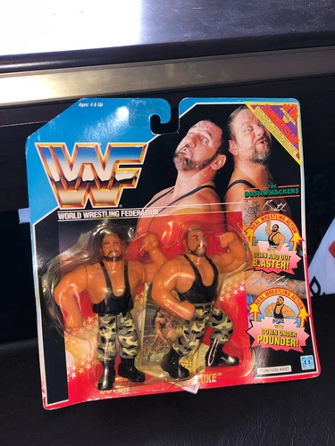 WWF Hasbro Tag Team Series THE BUSHWHACKERS *SummerSlam* Figures MOC  - WWE