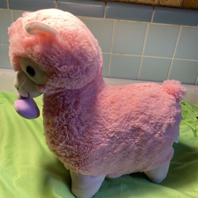 Tom’s Toys Pink Alpaka/Llama Plush