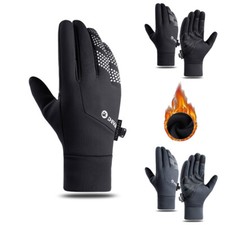 Autumn Winter Warm Gloves Windproof Thermal Touchscreen With Soft Lining Mittens