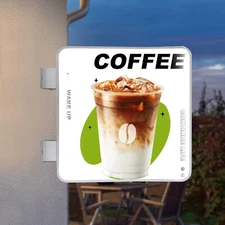 Square LED Advertising Light Box Waterproof Double-sided Light Advertising Board