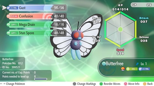 * NON SHINY * Choose Your Level 1 Pokemon 0AV 6IV Let's Go Pikachu Eevee LGPE - Picture 19 of 195