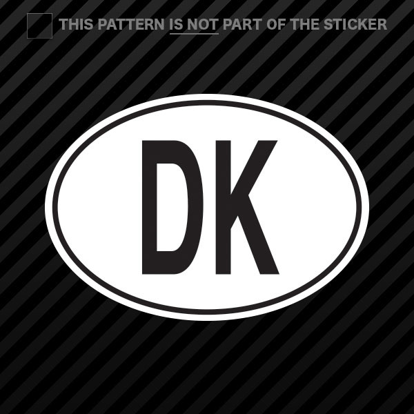 DK Denmark Country Code Oval Sticker Self Adhesive Vinyl Danish Euro EBay dk-denmark-country-code-oval-sticker-self-adhesive-vinyl-danish-euro-ebay