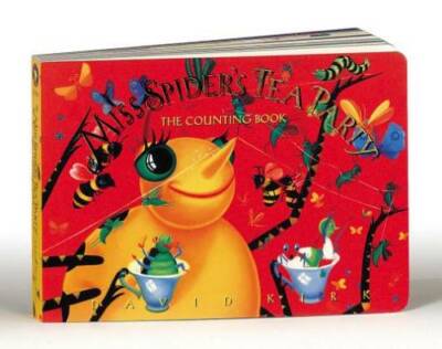 Miss Spider's Tea Party: The Counting Book - Board book By Kirk, David - GOOD
