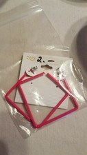 Modeschmuck Ohrstecker , pink , Neu