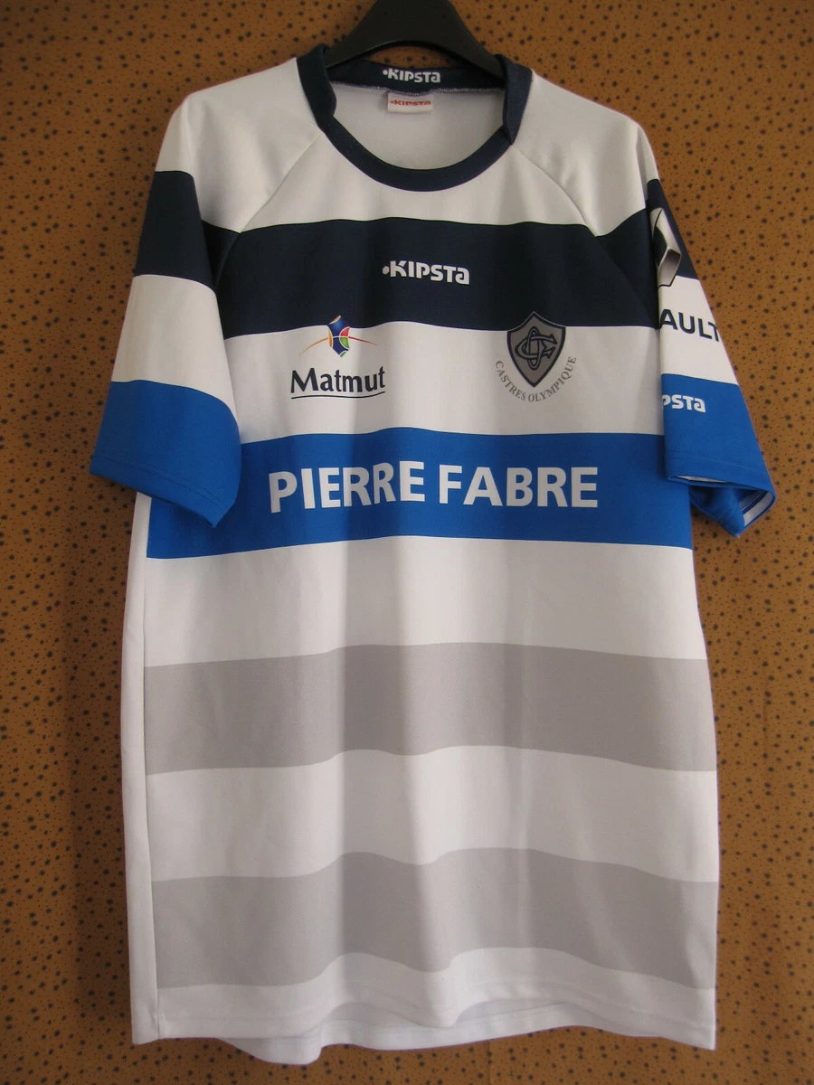 MAILLOT RUGBY CASTRES OLYMPIQUE LE COQ SPORTIF 1981 vintage coton rare S/M EUR 150,00 - FR