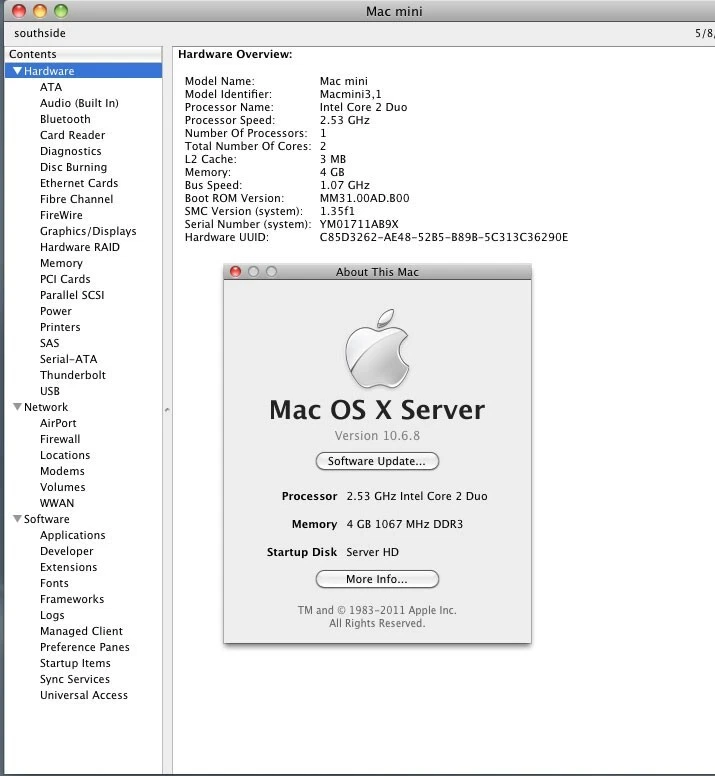 Mac Mini A1283 2009 - 2.53GHz / 4GB / Dual 500GB HDD - Server Model - FREE SHIP! - Image 4 of 4