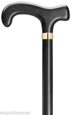 BLACK HERCULES WALKING CANE FOR BIG & EXTRA TALL MEN UP TO 500 LBS.GERMAN WOOD