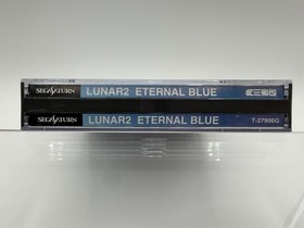 LUNAR 2 ETERNAL BLUE Japan Sega Saturn With Case + Manual + Poster + Obi SAT0236