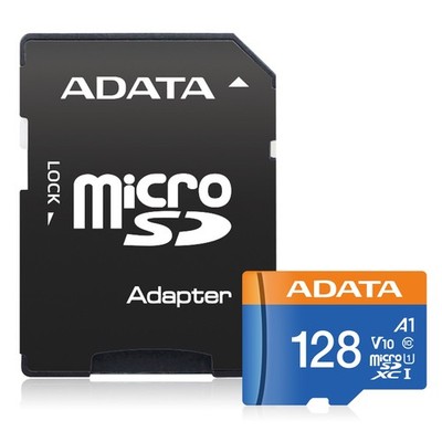 128GB Adata Premier MicroSDXC A1 UHS-1 Speicherkarte CL10 w/SD Adapter 85 Mbit/s