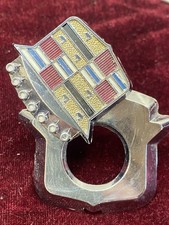 Vtg 1970s Gm Oem Cadillac Trunk Keyhole Swivel Lock Emblem Badge 97198379719838