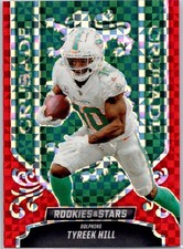 2023 Panini Rookies & Stars Crusade Red Plaid #CR-16 Tyreek Hill Miami Dolphins