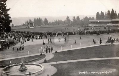 Canada BC New Westminster Queens Park -Baglow RPPC Postcard COPY
