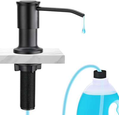 Soap Dispenser for Kitchen Sink, Upgrade Built in Sink Soap Dispenser, Counterto