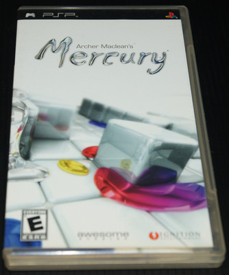 SONY PSP PLAYSTATION PORTABLE ARCHER MACLEAN'S MERCURY PUZZLE GAME AUTHENTIC CIB