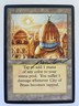 MtG Arabian Nights City of Brass Played Signed By Mark Tedin