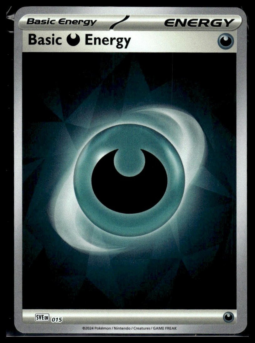 SVE: Scarlet & Violet Energies #015 Basic Darkness Energy Reverse Holo