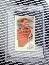 2019 Topps Allen & Ginter Ivan Rodriguez Mini-Metal SSP #90🔥Rangers Great🔥