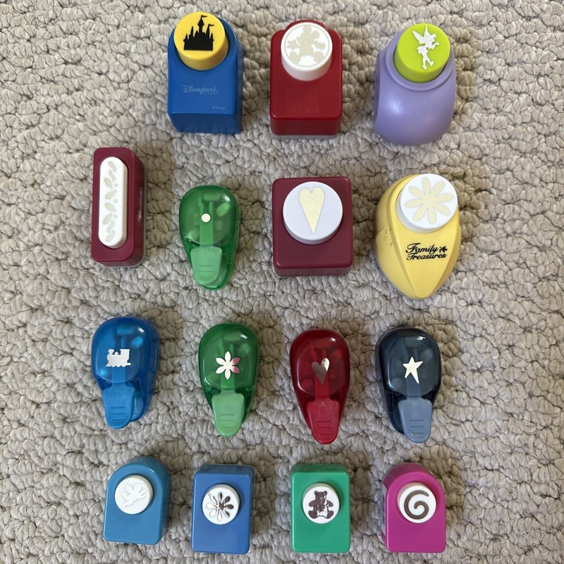 Lot Of Assorted Paper Punches