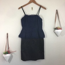 NWT Kate Young for Target blue lace & satin dress