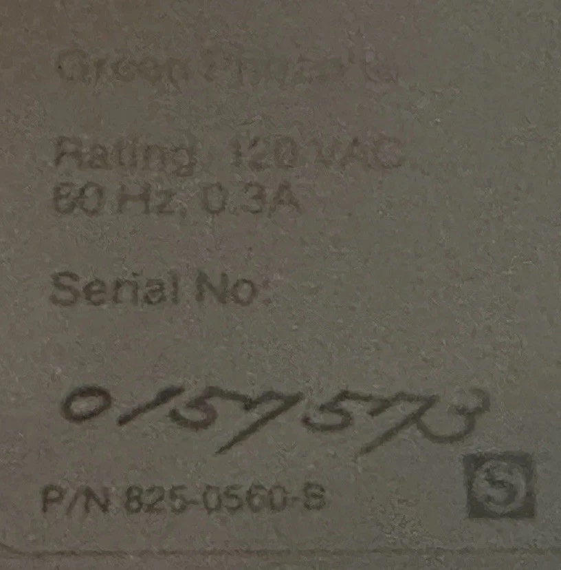 Monitor de computadora Apple vintage modelo A2M2010 fósforo verde - se enciende Foto 3 de 4