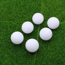 8Pcs Lightweight Plastic Balls for Indoor Golf Swing Training White