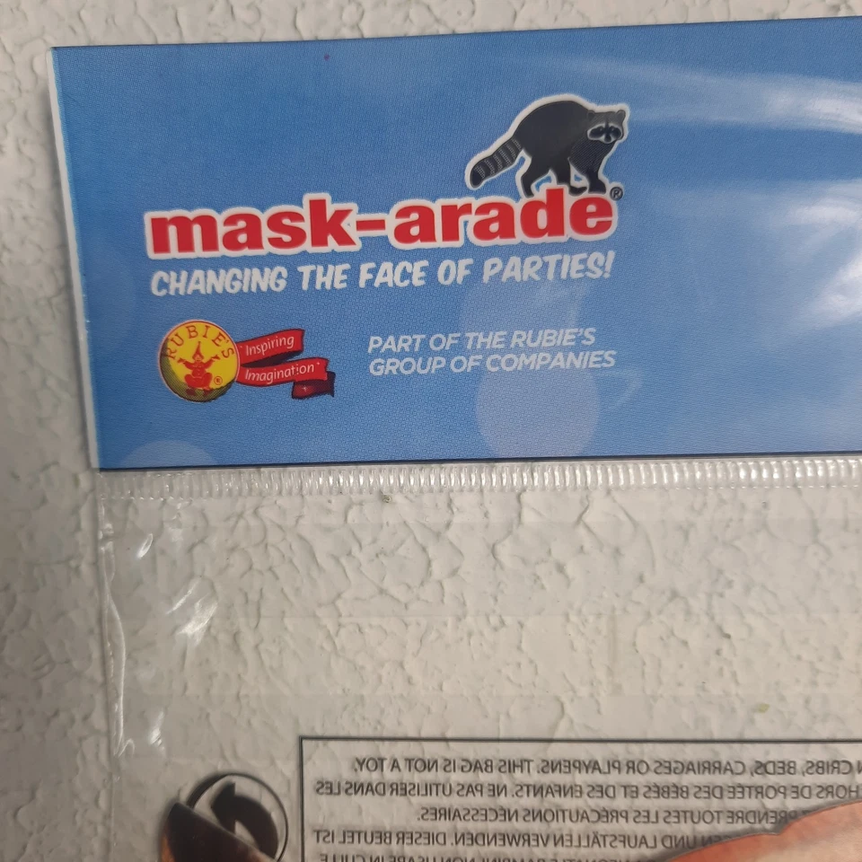 NEW Rubies Tiger Cardboard Mask, Mask-Arade 11" Paper Party Mask, Animal Costume - Image 2 of 4