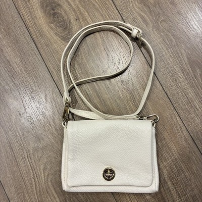 Elegant White Crossbody Bag Purse 