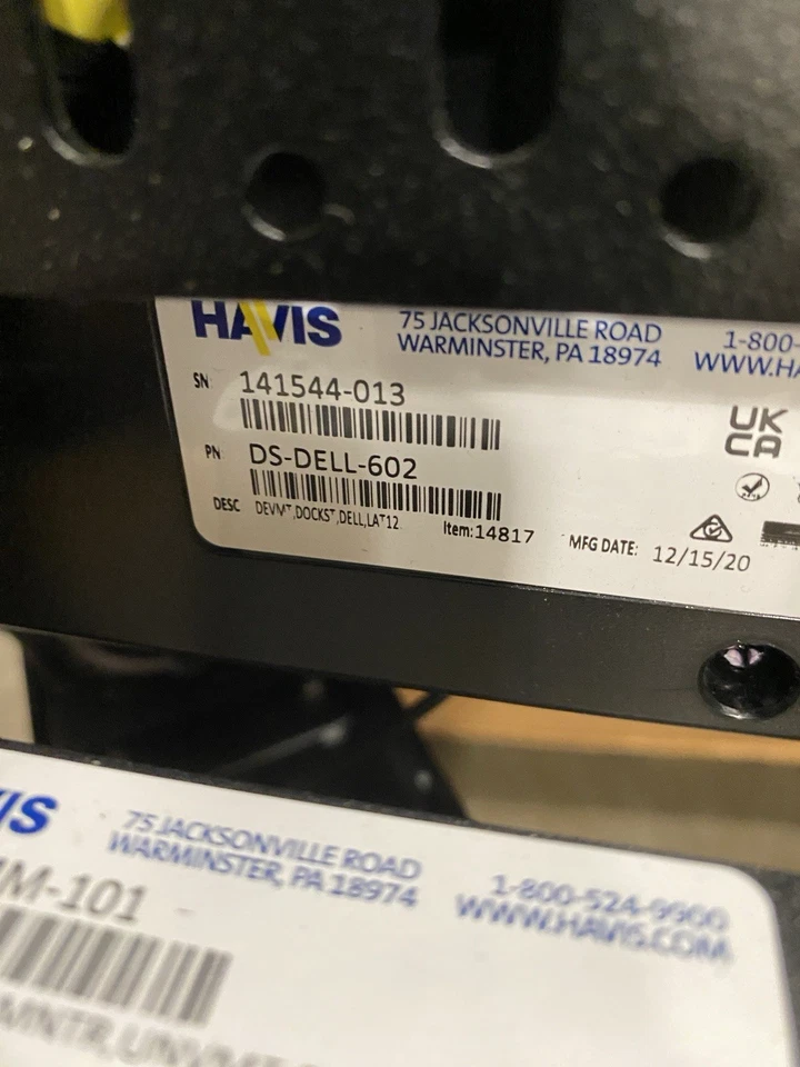 Havis Passenger Side Pedestal w/ Tablet Dock Bracket , Keyboard Mount Assembly - Image 4 of 4