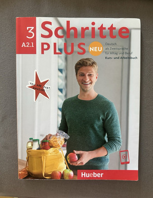Hueber Schritte Plus Neu 3 A2.1 Kurs- und Arbeitsbuch DaZ (Agatha Christie)