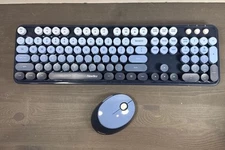 Nowlike Retro Wireless Keyboard and Mouse Retro Style Model N99 NEW Open Box